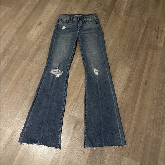 74AM Dojo Distressed Wide Legs - Picture 1 of 4